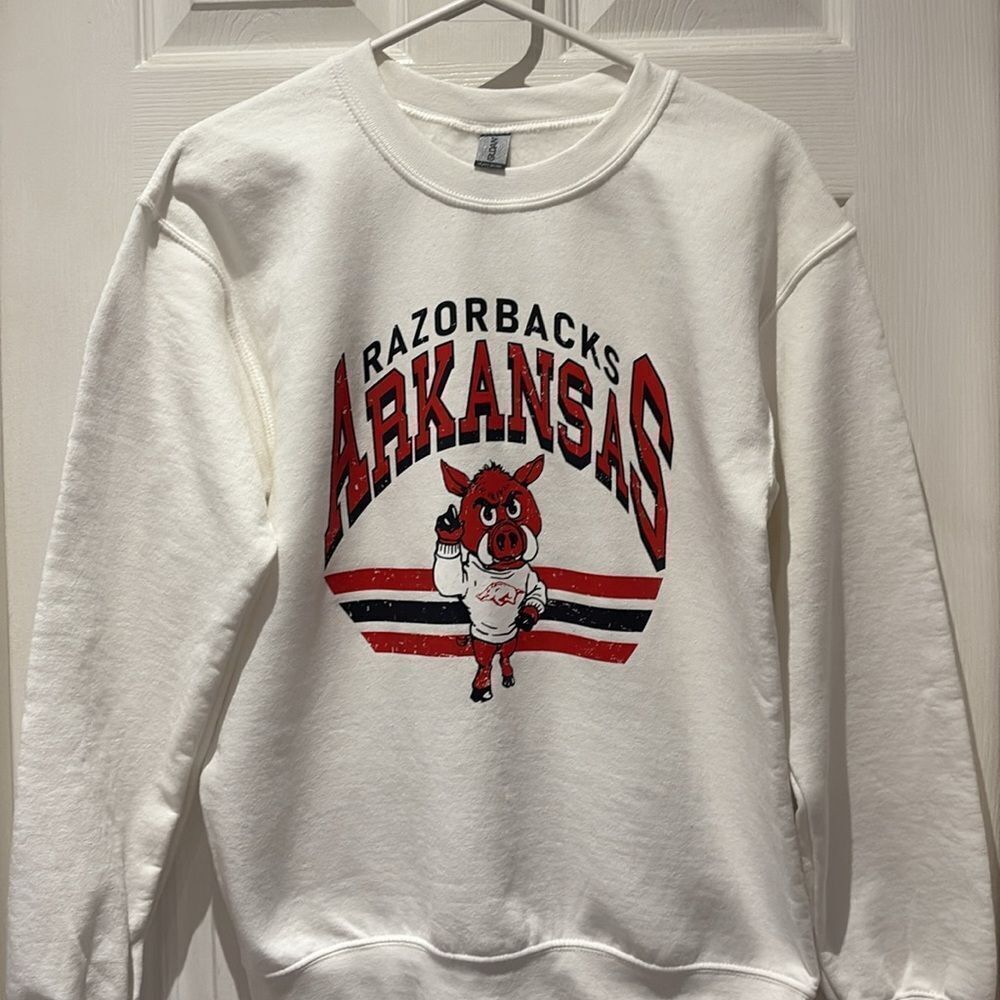 Arkansas Razorbacks sweatshirt SZ small - Picture 2 of 4